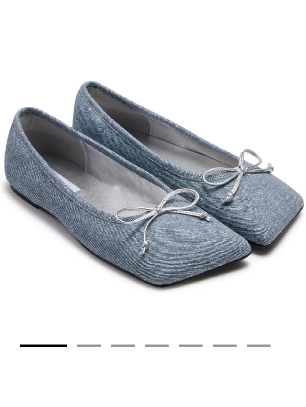 Lost in Echo Square-Toe Bow Flats